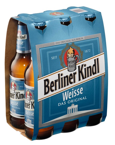 6 x Berliner Kindl Weisse 0,33 L 3,0 % vol. y compris consigne remboursable de six packs