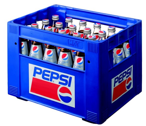 24 x Pepsi-Cola LIGHT 0.33L bouteille en verre dans une boîte multi-voies d'origine