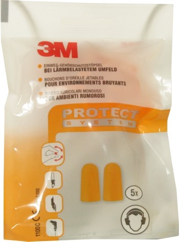 Bouchons de protection oreille 3 M, 5 paire