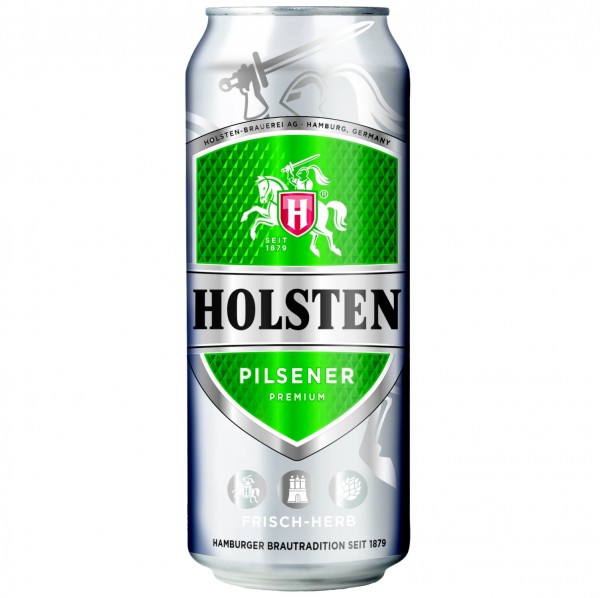 24 boîtes de 0,5 L Holsten Pilsener 4,8% vol. alc. EINWEG
