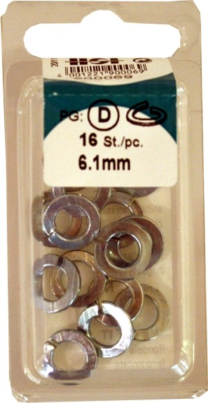 6.1 Mm galvanisé anneaux de printemps