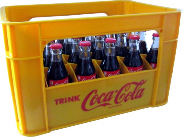 24 x Coca-Cola Classique 0.2L Cas d'origine bouteille en verre