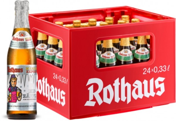 24 x Rothaus Eiszaepfle Maerzen Exportation 0,33 L- 5,6% Alkohol Originalkiste