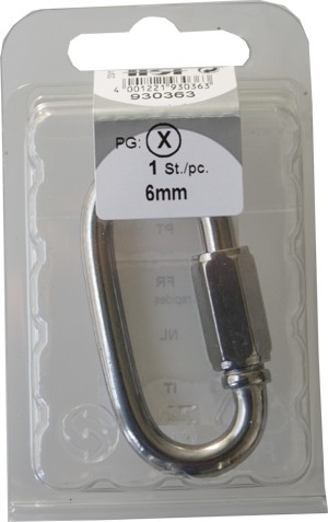 Acier inoxydable chaînes d'urgence Liens