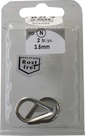?illets en acier inoxydable pour câble d'acier