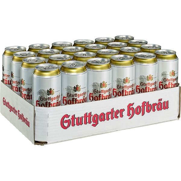 Bidons de 2 x 24x0,5 Stuttgarter Hofbräu Pilsner 4,9% Vol.
