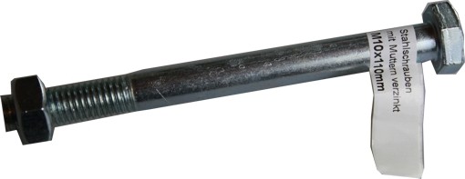 Hexagone boulons avec des noix