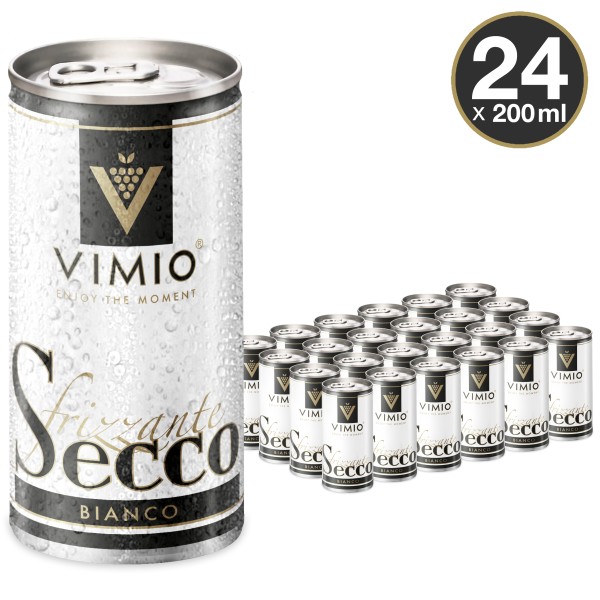 Vimio Frizzante Secco Bianco Bidon 10.5% Vol. 200 ml boîte