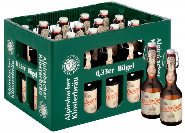 20 x Alpirsbacher Klosterbrau Kloster Tissu MÃ¤rzenbier 0,33l 5,9% vol. affaire initiale