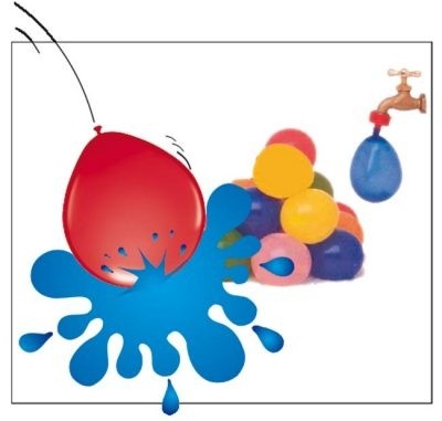 Folatex de l'eau ballon ballon 30 cm x 50 PCs