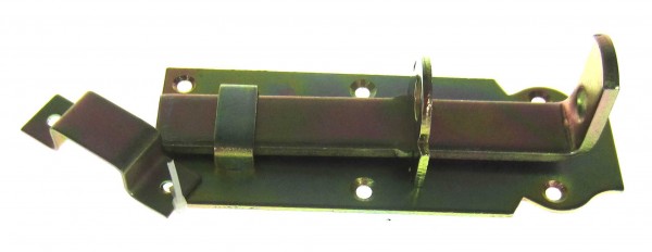 Verrou bolt droite galvanisé 140 mm