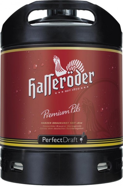 2 x Fut de biere Hasseroeder Perfect Draft Permium Pils 6 litres 4,9% vol.