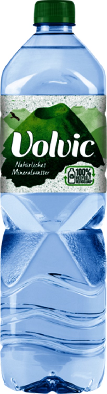 VOLVIC 24 bouteilles plastiques d'eau nature de 50 cl