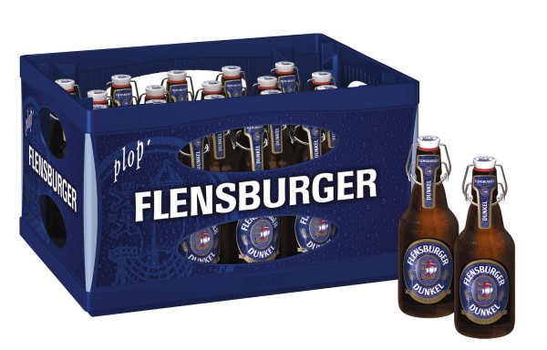 20 x Flensburger obscuritÃ© 0.33l, Strap bouteille 4,8% vol boÃ®te d'origine