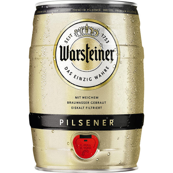 Bière Warsteiner Fût de 5 Litres 