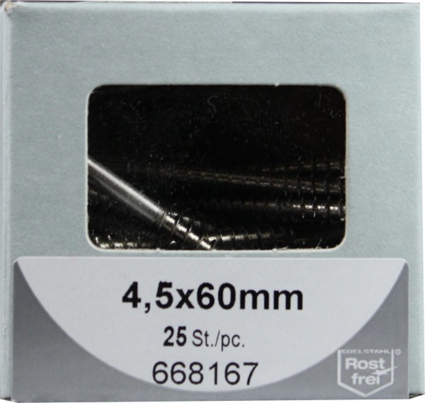 Agglomérés vis Torx avec Bohrsp. acier inoxydable 4, 5x60mm