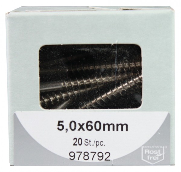 Agglomérés vis Torx avec Bohrsp. acier inoxydable 5, 0x60mm