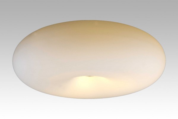 LAMPEX plafond Opal 38 métal / verre 12 x 38 cm