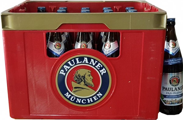 20 x biÃ¨re blanche Paulaner de levure, sans alcool 0,5 L boÃ®te d'origine