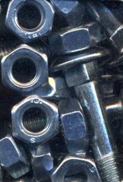 25 boulons de blocage de pièce avec des écrous M8 x 50mm