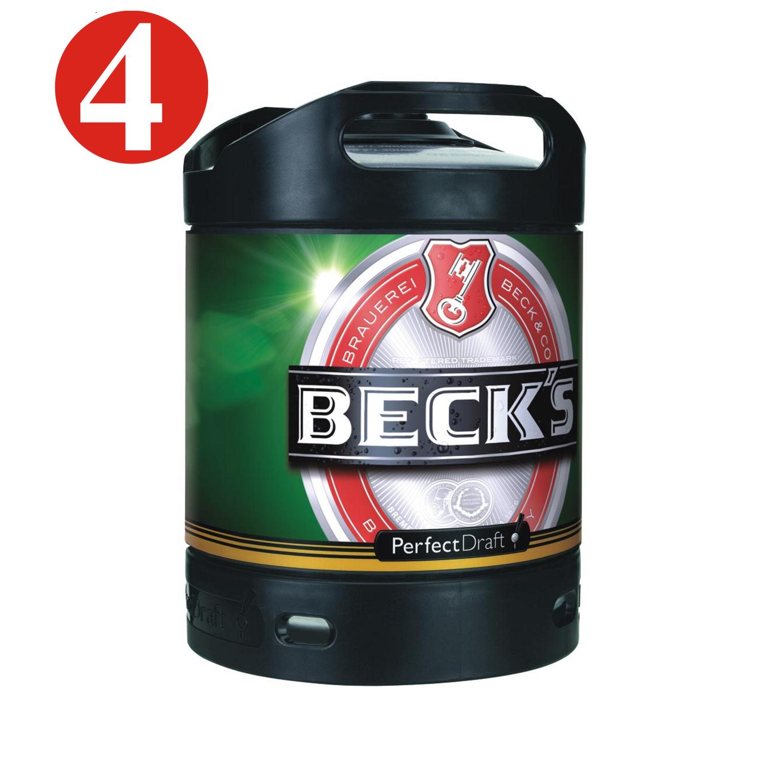 Bière Mini fut Beck's 6L - La Compagnie des Bonnes Bouteilles