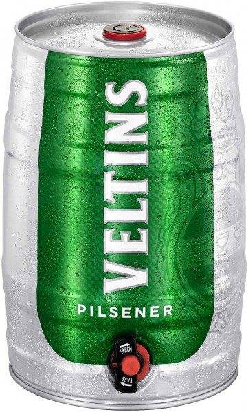 Fût de fête Veltins Pilsener 5 litres 4,8% vol. Reduced BBD 26.1.2024