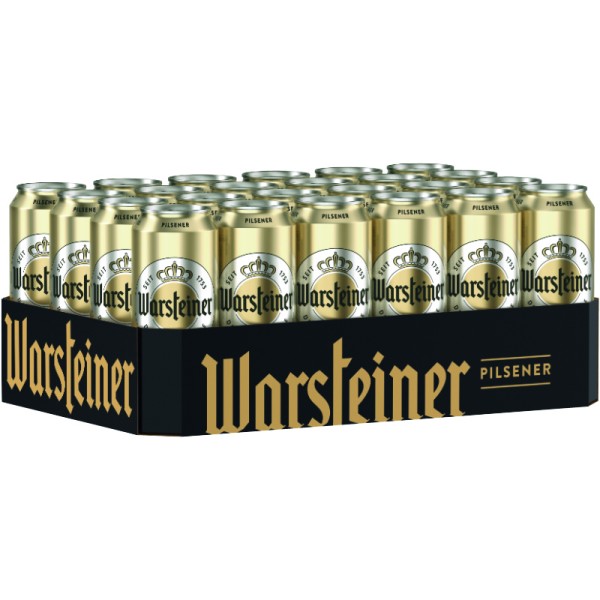 OFFER! Warsteiner Pilsener 24x0,5L doses de 4,8% vol