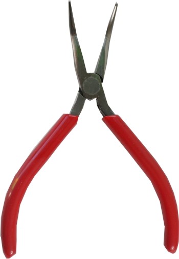 Electronics long-nose pliers, insulated handle 120 mm