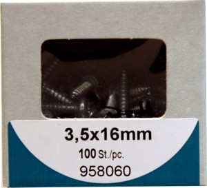 Liko 3, 5x16mm galvanisé vis à tôle