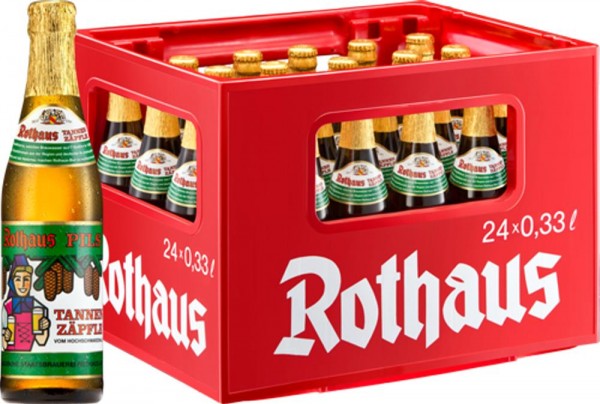 24 x Rothaus TannenzÃ¤pfle 0,33 L 5,1% d'alcool