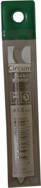 Glasbohrer t 6,0 mm CIRCUM