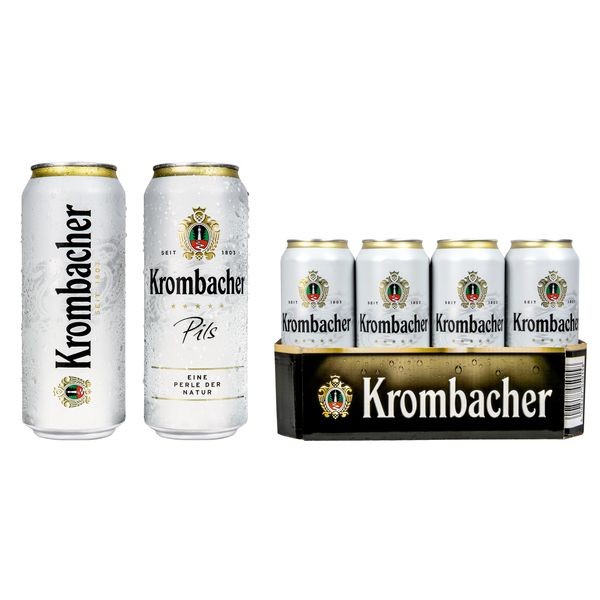 Boîtes de conserve 24x0,5L Krombacher Pils 4,8% vol. _ une manière