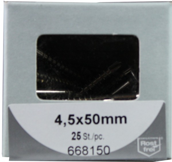 Agglomérés vis Torx avec Bohrsp. acier inoxydable 4, 5x50mm