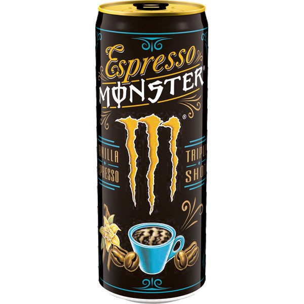12 x Espresso Monster Vanilla 0.25L bidon sans dépôt