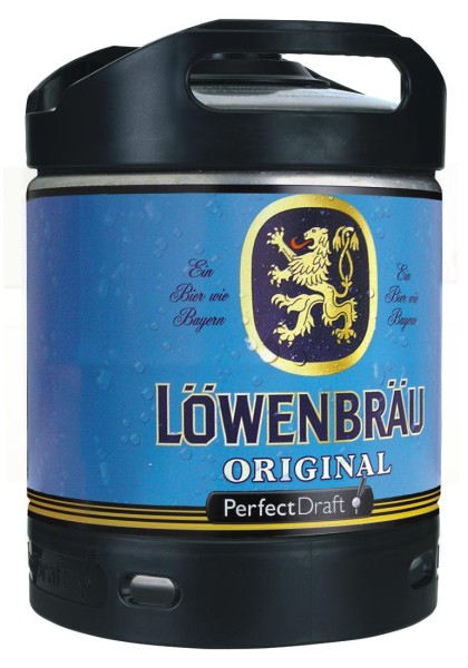 3 x Fut de biere Loewenbraeu Projet original parfait 6 litres tambour 5,2% vol