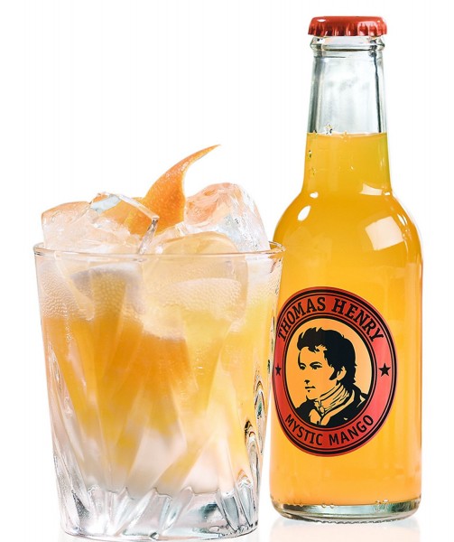 24 x Thomas Henry Mystic Mango Lemonade 200ml bouteille en verre consignée