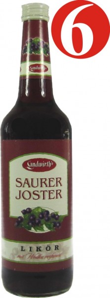 6x Agriculteur SOUR Joster 15% VOL 0, 7L