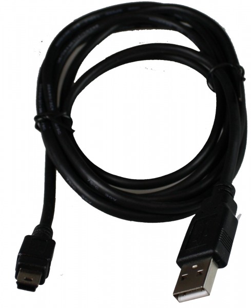 Ordinateur USB - 1, 8 m noir de câble mini USB.