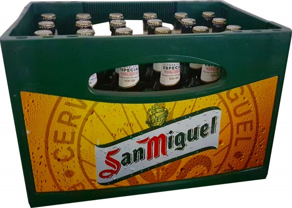 24 x San Miguel Especial 5,4% vol. 0.33l affaire initiale