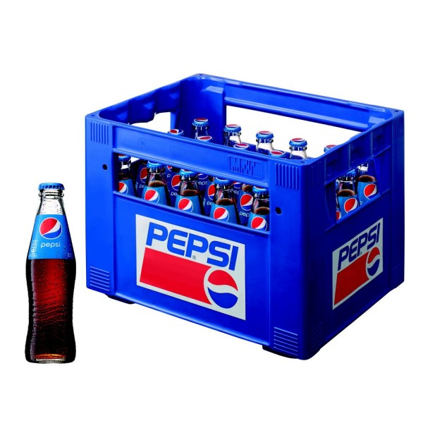 24 x bouteille de verre Pepsi-Cola de 0,2 L dans son emballage d'origine