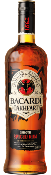 Bacardi rhum Oakheart 35 % vol. 0,7 l