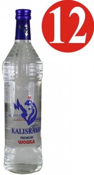 12x Kaliskaya prime vodka 37,5 % vol.