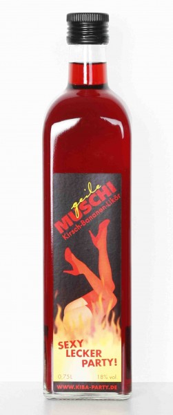 Horny chatte de cerise et de liqueur de banane 0,5 litres