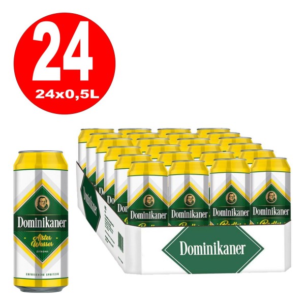 24 bidons de 0,5 L de citron dominicain Radler 2,5% vol REDUCED Best before 14.6.23