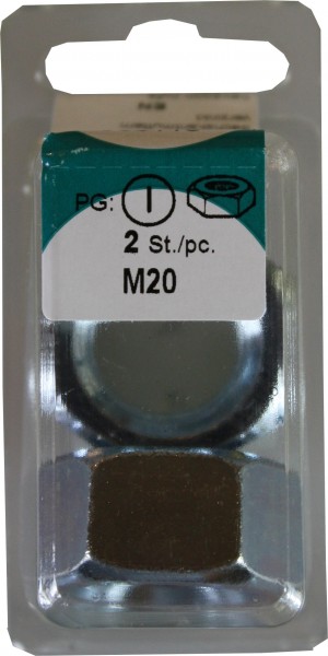 M20 zinc plaqué noix hexagonal