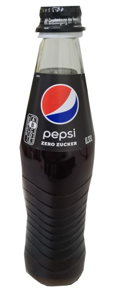 24 x bouteilles en verre Pepsi-Cola Zero Sugar 0,2 L dans leur boîte réutilisable d'origine
