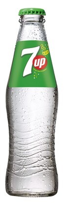 24 x Seven Up 0,2L limonade boîte originale bouteille en verre dépôt réutilisable