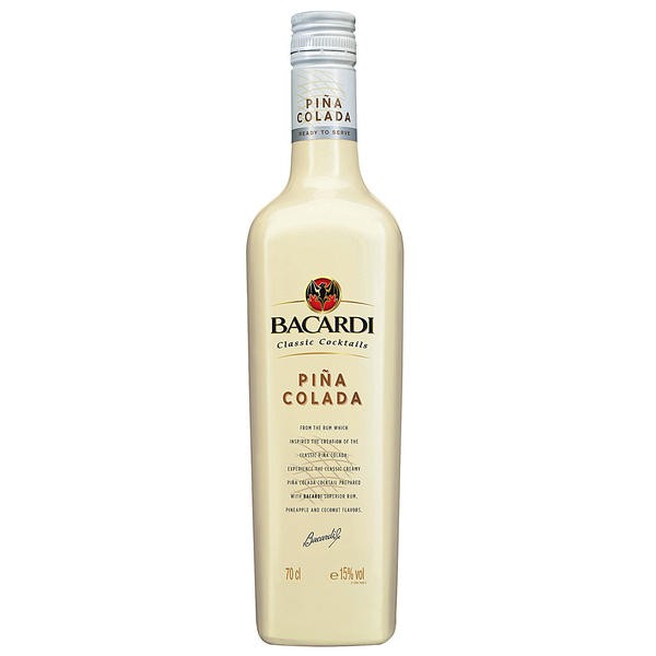 15%VOL.-0,7L PINA COLADA Bacardi