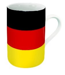 Tasse de drapeau...Allemagne