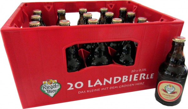 20 xRiegeler country-biÃ¨re steiniflaschen 0,33l 5,4% vol. affaire initiale